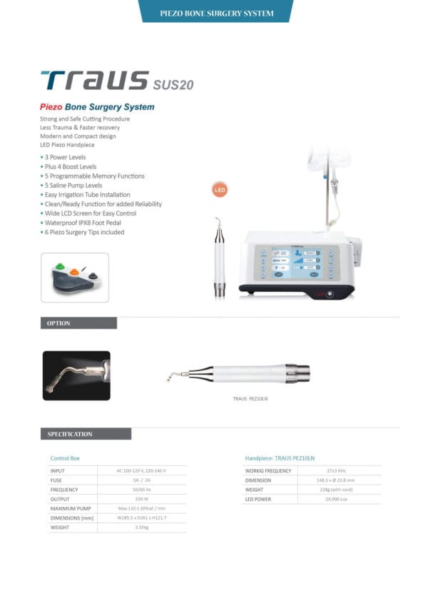 TRAUS SUS20 PIEZO SURGERY OPTIC SET - Image 3